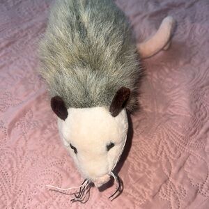 GANZ Webkins retired opossum Plush Pet Toy - Cream and Brown